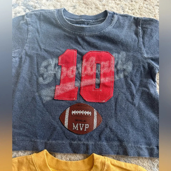 Vintage Toddler Sports Graphic Tees Football MVP Basketball Hoop 90s 18/24M - Picture 4 of 6